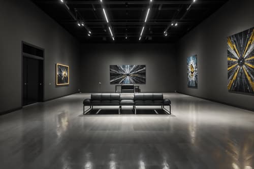 photo from pinterest of contemporary-style interior designed (exhibition space interior) . with . . cinematic photo, highly detailed, cinematic lighting, ultra-detailed, ultrarealistic, photorealism, 8k. trending on pinterest. contemporary interior design style. masterpiece, cinematic light, ultrarealistic+, photorealistic+, 8k, raw photo, realistic, sharp focus on eyes, (symmetrical eyes), (intact eyes), hyperrealistic, highest quality, best quality, , highly detailed, masterpiece, best quality, extremely detailed 8k wallpaper, masterpiece, best quality, ultra-detailed, best shadow, detailed background, detailed face, detailed eyes, high contrast, best illumination, detailed face, dulux, caustic, dynamic angle, detailed glow. dramatic lighting. highly detailed, insanely detailed hair, symmetrical, intricate details, professionally retouched, 8k high definition. strong bokeh. award winning photo.