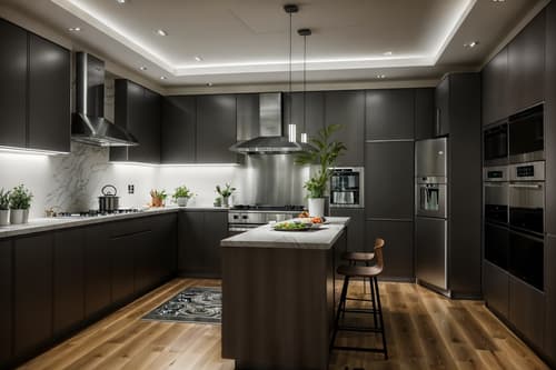 photo from pinterest of contemporary-style interior designed (kitchen living combo interior) with worktops and plant and sink and stove and kitchen cabinets and plant and electric lamps and refrigerator. . with . . cinematic photo, highly detailed, cinematic lighting, ultra-detailed, ultrarealistic, photorealism, 8k. trending on pinterest. contemporary interior design style. masterpiece, cinematic light, ultrarealistic+, photorealistic+, 8k, raw photo, realistic, sharp focus on eyes, (symmetrical eyes), (intact eyes), hyperrealistic, highest quality, best quality, , highly detailed, masterpiece, best quality, extremely detailed 8k wallpaper, masterpiece, best quality, ultra-detailed, best shadow, detailed background, detailed face, detailed eyes, high contrast, best illumination, detailed face, dulux, caustic, dynamic angle, detailed glow. dramatic lighting. highly detailed, insanely detailed hair, symmetrical, intricate details, professionally retouched, 8k high definition. strong bokeh. award winning photo.