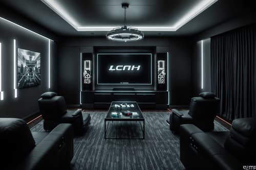 photo from pinterest of contemporary-style interior designed (gaming room interior) . with . . cinematic photo, highly detailed, cinematic lighting, ultra-detailed, ultrarealistic, photorealism, 8k. trending on pinterest. contemporary interior design style. masterpiece, cinematic light, ultrarealistic+, photorealistic+, 8k, raw photo, realistic, sharp focus on eyes, (symmetrical eyes), (intact eyes), hyperrealistic, highest quality, best quality, , highly detailed, masterpiece, best quality, extremely detailed 8k wallpaper, masterpiece, best quality, ultra-detailed, best shadow, detailed background, detailed face, detailed eyes, high contrast, best illumination, detailed face, dulux, caustic, dynamic angle, detailed glow. dramatic lighting. highly detailed, insanely detailed hair, symmetrical, intricate details, professionally retouched, 8k high definition. strong bokeh. award winning photo.