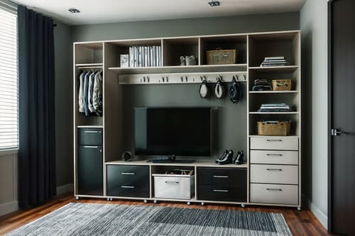 photo from pinterest of contemporary-style interior designed (drop zone interior) with storage baskets and storage drawers and cabinets and cubbies and a bench and wall hooks for coats and shelves for shoes and high up storage. . with . . cinematic photo, highly detailed, cinematic lighting, ultra-detailed, ultrarealistic, photorealism, 8k. trending on pinterest. contemporary interior design style. masterpiece, cinematic light, ultrarealistic+, photorealistic+, 8k, raw photo, realistic, sharp focus on eyes, (symmetrical eyes), (intact eyes), hyperrealistic, highest quality, best quality, , highly detailed, masterpiece, best quality, extremely detailed 8k wallpaper, masterpiece, best quality, ultra-detailed, best shadow, detailed background, detailed face, detailed eyes, high contrast, best illumination, detailed face, dulux, caustic, dynamic angle, detailed glow. dramatic lighting. highly detailed, insanely detailed hair, symmetrical, intricate details, professionally retouched, 8k high definition. strong bokeh. award winning photo.