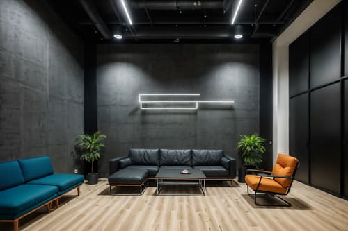 photo from pinterest of contemporary-style interior designed (coworking space interior) with seating area with sofa and lounge chairs and office desks and office chairs and seating area with sofa. . with . . cinematic photo, highly detailed, cinematic lighting, ultra-detailed, ultrarealistic, photorealism, 8k. trending on pinterest. contemporary interior design style. masterpiece, cinematic light, ultrarealistic+, photorealistic+, 8k, raw photo, realistic, sharp focus on eyes, (symmetrical eyes), (intact eyes), hyperrealistic, highest quality, best quality, , highly detailed, masterpiece, best quality, extremely detailed 8k wallpaper, masterpiece, best quality, ultra-detailed, best shadow, detailed background, detailed face, detailed eyes, high contrast, best illumination, detailed face, dulux, caustic, dynamic angle, detailed glow. dramatic lighting. highly detailed, insanely detailed hair, symmetrical, intricate details, professionally retouched, 8k high definition. strong bokeh. award winning photo.