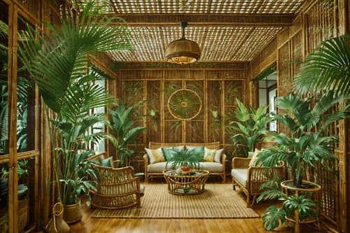 photo from pinterest of tropical-style interior designed (clothing store interior) . with cane motifs and wicker and palm leaves and palm trees and rattan and bamboo and lattice prints and teak. . cinematic photo, highly detailed, cinematic lighting, ultra-detailed, ultrarealistic, photorealism, 8k. trending on pinterest. tropical interior design style. masterpiece, cinematic light, ultrarealistic+, photorealistic+, 8k, raw photo, realistic, sharp focus on eyes, (symmetrical eyes), (intact eyes), hyperrealistic, highest quality, best quality, , highly detailed, masterpiece, best quality, extremely detailed 8k wallpaper, masterpiece, best quality, ultra-detailed, best shadow, detailed background, detailed face, detailed eyes, high contrast, best illumination, detailed face, dulux, caustic, dynamic angle, detailed glow. dramatic lighting. highly detailed, insanely detailed hair, symmetrical, intricate details, professionally retouched, 8k high definition. strong bokeh. award winning photo.
