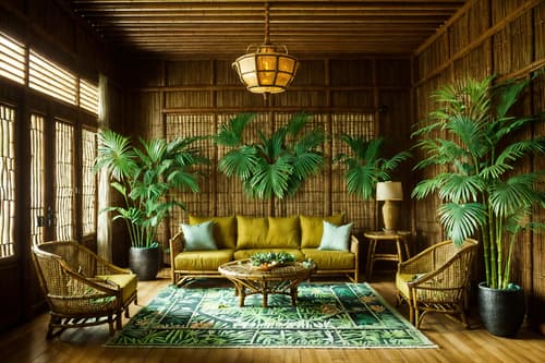 photo from pinterest of tropical-style interior designed (gaming room interior) . with bamboo and teak and wicker and palm leaves and lattice prints and rattan and palm trees and cane motifs. . cinematic photo, highly detailed, cinematic lighting, ultra-detailed, ultrarealistic, photorealism, 8k. trending on pinterest. tropical interior design style. masterpiece, cinematic light, ultrarealistic+, photorealistic+, 8k, raw photo, realistic, sharp focus on eyes, (symmetrical eyes), (intact eyes), hyperrealistic, highest quality, best quality, , highly detailed, masterpiece, best quality, extremely detailed 8k wallpaper, masterpiece, best quality, ultra-detailed, best shadow, detailed background, detailed face, detailed eyes, high contrast, best illumination, detailed face, dulux, caustic, dynamic angle, detailed glow. dramatic lighting. highly detailed, insanely detailed hair, symmetrical, intricate details, professionally retouched, 8k high definition. strong bokeh. award winning photo.