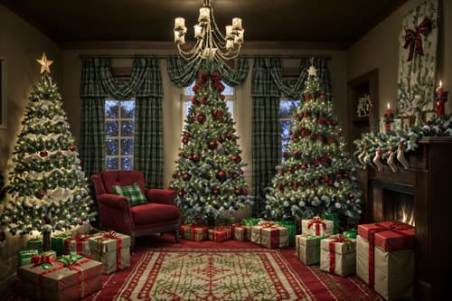 photo from pinterest of christmas-style interior designed (gaming room interior) . with snow outside and plaid rugs and giftwrapped gifts and ribbons and a few big socks hanging and tie pinecones and berries and berries and greenery draped and christmas ornaments. . cinematic photo, highly detailed, cinematic lighting, ultra-detailed, ultrarealistic, photorealism, 8k. trending on pinterest. christmas interior design style. masterpiece, cinematic light, ultrarealistic+, photorealistic+, 8k, raw photo, realistic, sharp focus on eyes, (symmetrical eyes), (intact eyes), hyperrealistic, highest quality, best quality, , highly detailed, masterpiece, best quality, extremely detailed 8k wallpaper, masterpiece, best quality, ultra-detailed, best shadow, detailed background, detailed face, detailed eyes, high contrast, best illumination, detailed face, dulux, caustic, dynamic angle, detailed glow. dramatic lighting. highly detailed, insanely detailed hair, symmetrical, intricate details, professionally retouched, 8k high definition. strong bokeh. award winning photo.