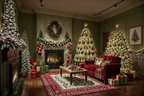 photo from pinterest of christmas-style interior designed (clothing store interior) . with giftwrapped gifts and christmas ornaments and plaid rugs and tie pinecones and berries and ribbons and berries and greenery draped and snow outside and a few big socks hanging. . cinematic photo, highly detailed, cinematic lighting, ultra-detailed, ultrarealistic, photorealism, 8k. trending on pinterest. christmas interior design style. masterpiece, cinematic light, ultrarealistic+, photorealistic+, 8k, raw photo, realistic, sharp focus on eyes, (symmetrical eyes), (intact eyes), hyperrealistic, highest quality, best quality, , highly detailed, masterpiece, best quality, extremely detailed 8k wallpaper, masterpiece, best quality, ultra-detailed, best shadow, detailed background, detailed face, detailed eyes, high contrast, best illumination, detailed face, dulux, caustic, dynamic angle, detailed glow. dramatic lighting. highly detailed, insanely detailed hair, symmetrical, intricate details, professionally retouched, 8k high definition. strong bokeh. award winning photo.