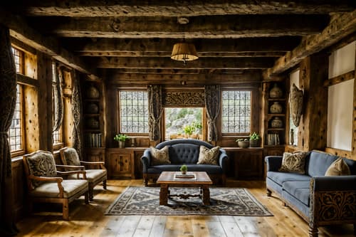 photo from pinterest of medieval-style interior designed (coworking space interior) with office desks and seating area with sofa and lounge chairs and office chairs and office desks. . with timber beams and castle interior and stone or wooden floor and upholstery on chairs and sofas and carved wooden tables and stone walls and carved wooden benches and velvet, chenille, damask, and brocade draperies and fabrics. . cinematic photo, highly detailed, cinematic lighting, ultra-detailed, ultrarealistic, photorealism, 8k. trending on pinterest. medieval interior design style. masterpiece, cinematic light, ultrarealistic+, photorealistic+, 8k, raw photo, realistic, sharp focus on eyes, (symmetrical eyes), (intact eyes), hyperrealistic, highest quality, best quality, , highly detailed, masterpiece, best quality, extremely detailed 8k wallpaper, masterpiece, best quality, ultra-detailed, best shadow, detailed background, detailed face, detailed eyes, high contrast, best illumination, detailed face, dulux, caustic, dynamic angle, detailed glow. dramatic lighting. highly detailed, insanely detailed hair, symmetrical, intricate details, professionally retouched, 8k high definition. strong bokeh. award winning photo.