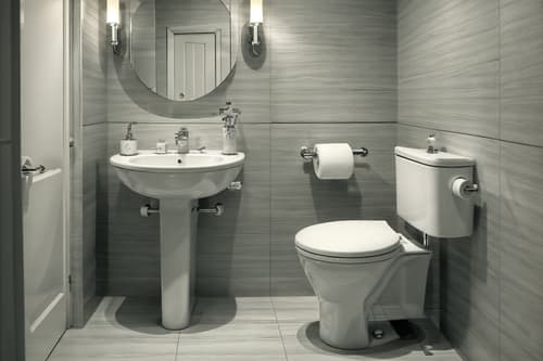photo from pinterest of hollywood glam-style interior designed (toilet interior) with toilet with toilet seat up and toilet paper hanger and sink with tap and toilet with toilet seat up. . . cinematic photo, highly detailed, cinematic lighting, ultra-detailed, ultrarealistic, photorealism, 8k. trending on pinterest. hollywood glam interior design style. masterpiece, cinematic light, ultrarealistic+, photorealistic+, 8k, raw photo, realistic, sharp focus on eyes, (symmetrical eyes), (intact eyes), hyperrealistic, highest quality, best quality, , highly detailed, masterpiece, best quality, extremely detailed 8k wallpaper, masterpiece, best quality, ultra-detailed, best shadow, detailed background, detailed face, detailed eyes, high contrast, best illumination, detailed face, dulux, caustic, dynamic angle, detailed glow. dramatic lighting. highly detailed, insanely detailed hair, symmetrical, intricate details, professionally retouched, 8k high definition. strong bokeh. award winning photo.