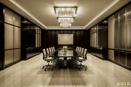 photo from pinterest of hollywood glam-style interior designed (meeting room interior) with boardroom table and painting or photo on wall and vase and plant and office chairs and glass walls and glass doors and cabinets. . . cinematic photo, highly detailed, cinematic lighting, ultra-detailed, ultrarealistic, photorealism, 8k. trending on pinterest. hollywood glam interior design style. masterpiece, cinematic light, ultrarealistic+, photorealistic+, 8k, raw photo, realistic, sharp focus on eyes, (symmetrical eyes), (intact eyes), hyperrealistic, highest quality, best quality, , highly detailed, masterpiece, best quality, extremely detailed 8k wallpaper, masterpiece, best quality, ultra-detailed, best shadow, detailed background, detailed face, detailed eyes, high contrast, best illumination, detailed face, dulux, caustic, dynamic angle, detailed glow. dramatic lighting. highly detailed, insanely detailed hair, symmetrical, intricate details, professionally retouched, 8k high definition. strong bokeh. award winning photo.