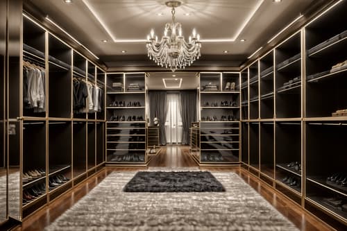 photo from pinterest of hollywood glam-style interior designed (walk in closet interior) . . cinematic photo, highly detailed, cinematic lighting, ultra-detailed, ultrarealistic, photorealism, 8k. trending on pinterest. hollywood glam interior design style. masterpiece, cinematic light, ultrarealistic+, photorealistic+, 8k, raw photo, realistic, sharp focus on eyes, (symmetrical eyes), (intact eyes), hyperrealistic, highest quality, best quality, , highly detailed, masterpiece, best quality, extremely detailed 8k wallpaper, masterpiece, best quality, ultra-detailed, best shadow, detailed background, detailed face, detailed eyes, high contrast, best illumination, detailed face, dulux, caustic, dynamic angle, detailed glow. dramatic lighting. highly detailed, insanely detailed hair, symmetrical, intricate details, professionally retouched, 8k high definition. strong bokeh. award winning photo.