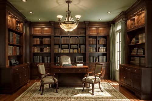 photo from pinterest of traditional-style interior designed (study room interior) with cabinets and plant and desk lamp and writing desk and lounge chair and office chair and bookshelves and cabinets. . . cinematic photo, highly detailed, cinematic lighting, ultra-detailed, ultrarealistic, photorealism, 8k. trending on pinterest. traditional interior design style. masterpiece, cinematic light, ultrarealistic+, photorealistic+, 8k, raw photo, realistic, sharp focus on eyes, (symmetrical eyes), (intact eyes), hyperrealistic, highest quality, best quality, , highly detailed, masterpiece, best quality, extremely detailed 8k wallpaper, masterpiece, best quality, ultra-detailed, best shadow, detailed background, detailed face, detailed eyes, high contrast, best illumination, detailed face, dulux, caustic, dynamic angle, detailed glow. dramatic lighting. highly detailed, insanely detailed hair, symmetrical, intricate details, professionally retouched, 8k high definition. strong bokeh. award winning photo.