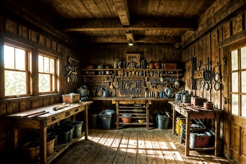 photo from pinterest of traditional-style interior designed (workshop interior) with wooden workbench and messy and tool wall and wooden workbench. . . cinematic photo, highly detailed, cinematic lighting, ultra-detailed, ultrarealistic, photorealism, 8k. trending on pinterest. traditional interior design style. masterpiece, cinematic light, ultrarealistic+, photorealistic+, 8k, raw photo, realistic, sharp focus on eyes, (symmetrical eyes), (intact eyes), hyperrealistic, highest quality, best quality, , highly detailed, masterpiece, best quality, extremely detailed 8k wallpaper, masterpiece, best quality, ultra-detailed, best shadow, detailed background, detailed face, detailed eyes, high contrast, best illumination, detailed face, dulux, caustic, dynamic angle, detailed glow. dramatic lighting. highly detailed, insanely detailed hair, symmetrical, intricate details, professionally retouched, 8k high definition. strong bokeh. award winning photo.