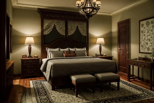 photo from pinterest of traditional-style interior designed (hotel room interior) with plant and storage bench or ottoman and dresser closet and bed and mirror and working desk with desk chair and hotel bathroom and bedside table or night stand. . . cinematic photo, highly detailed, cinematic lighting, ultra-detailed, ultrarealistic, photorealism, 8k. trending on pinterest. traditional interior design style. masterpiece, cinematic light, ultrarealistic+, photorealistic+, 8k, raw photo, realistic, sharp focus on eyes, (symmetrical eyes), (intact eyes), hyperrealistic, highest quality, best quality, , highly detailed, masterpiece, best quality, extremely detailed 8k wallpaper, masterpiece, best quality, ultra-detailed, best shadow, detailed background, detailed face, detailed eyes, high contrast, best illumination, detailed face, dulux, caustic, dynamic angle, detailed glow. dramatic lighting. highly detailed, insanely detailed hair, symmetrical, intricate details, professionally retouched, 8k high definition. strong bokeh. award winning photo.