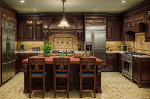 photo from pinterest of traditional-style interior designed (kitchen living combo interior) with sink and chairs and worktops and occasional tables and kitchen cabinets and plant and televisions and stove. . . cinematic photo, highly detailed, cinematic lighting, ultra-detailed, ultrarealistic, photorealism, 8k. trending on pinterest. traditional interior design style. masterpiece, cinematic light, ultrarealistic+, photorealistic+, 8k, raw photo, realistic, sharp focus on eyes, (symmetrical eyes), (intact eyes), hyperrealistic, highest quality, best quality, , highly detailed, masterpiece, best quality, extremely detailed 8k wallpaper, masterpiece, best quality, ultra-detailed, best shadow, detailed background, detailed face, detailed eyes, high contrast, best illumination, detailed face, dulux, caustic, dynamic angle, detailed glow. dramatic lighting. highly detailed, insanely detailed hair, symmetrical, intricate details, professionally retouched, 8k high definition. strong bokeh. award winning photo.