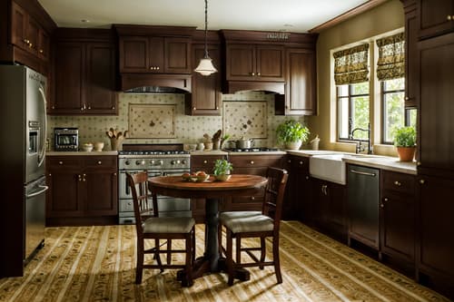 photo from pinterest of traditional-style interior designed (kitchen living combo interior) with sink and chairs and worktops and occasional tables and kitchen cabinets and plant and televisions and stove. . . cinematic photo, highly detailed, cinematic lighting, ultra-detailed, ultrarealistic, photorealism, 8k. trending on pinterest. traditional interior design style. masterpiece, cinematic light, ultrarealistic+, photorealistic+, 8k, raw photo, realistic, sharp focus on eyes, (symmetrical eyes), (intact eyes), hyperrealistic, highest quality, best quality, , highly detailed, masterpiece, best quality, extremely detailed 8k wallpaper, masterpiece, best quality, ultra-detailed, best shadow, detailed background, detailed face, detailed eyes, high contrast, best illumination, detailed face, dulux, caustic, dynamic angle, detailed glow. dramatic lighting. highly detailed, insanely detailed hair, symmetrical, intricate details, professionally retouched, 8k high definition. strong bokeh. award winning photo.