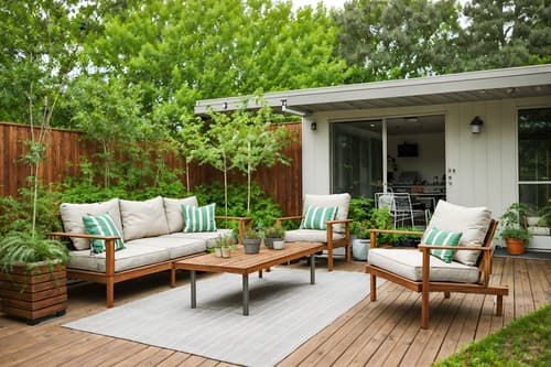 photo from pinterest of airbnb-style designed (outdoor patio ) with plant and deck with deck chairs and grass and patio couch with pillows and barbeque or grill and plant. . with simple, clean lines and simplistic furniture and scandinavian style and natural materials and elements and neutral walls and textures and practicality and functionality and simple color palette and open and natural lighting and simple, clean lines and simplistic furniture. . cinematic photo, highly detailed, cinematic lighting, ultra-detailed, ultrarealistic, photorealism, 8k. trending on pinterest. airbnb design style. masterpiece, cinematic light, ultrarealistic+, photorealistic+, 8k, raw photo, realistic, sharp focus on eyes, (symmetrical eyes), (intact eyes), hyperrealistic, highest quality, best quality, , highly detailed, masterpiece, best quality, extremely detailed 8k wallpaper, masterpiece, best quality, ultra-detailed, best shadow, detailed background, detailed face, detailed eyes, high contrast, best illumination, detailed face, dulux, caustic, dynamic angle, detailed glow. dramatic lighting. highly detailed, insanely detailed hair, symmetrical, intricate details, professionally retouched, 8k high definition. strong bokeh. award winning photo.