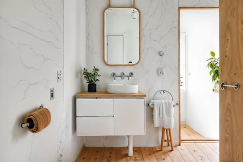 photo from pinterest of airbnb-style interior designed (toilet interior) with sink with tap and toilet with toilet seat up and toilet paper hanger and sink with tap. . with natural materials and elements and open and natural lighting and scandinavian style and simple, clean lines and simplistic furniture and practicality and functionality and simple color palette and neutral walls and textures and natural materials and elements. . cinematic photo, highly detailed, cinematic lighting, ultra-detailed, ultrarealistic, photorealism, 8k. trending on pinterest. airbnb interior design style. masterpiece, cinematic light, ultrarealistic+, photorealistic+, 8k, raw photo, realistic, sharp focus on eyes, (symmetrical eyes), (intact eyes), hyperrealistic, highest quality, best quality, , highly detailed, masterpiece, best quality, extremely detailed 8k wallpaper, masterpiece, best quality, ultra-detailed, best shadow, detailed background, detailed face, detailed eyes, high contrast, best illumination, detailed face, dulux, caustic, dynamic angle, detailed glow. dramatic lighting. highly detailed, insanely detailed hair, symmetrical, intricate details, professionally retouched, 8k high definition. strong bokeh. award winning photo.