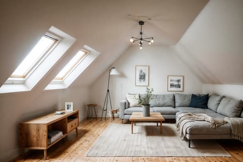 photo from pinterest of airbnb-style interior designed (attic interior) . with open and natural lighting and neutral walls and textures and natural materials and elements and simple color palette and practicality and functionality and simple, clean lines and simplistic furniture and scandinavian style and open and natural lighting. . cinematic photo, highly detailed, cinematic lighting, ultra-detailed, ultrarealistic, photorealism, 8k. trending on pinterest. airbnb interior design style. masterpiece, cinematic light, ultrarealistic+, photorealistic+, 8k, raw photo, realistic, sharp focus on eyes, (symmetrical eyes), (intact eyes), hyperrealistic, highest quality, best quality, , highly detailed, masterpiece, best quality, extremely detailed 8k wallpaper, masterpiece, best quality, ultra-detailed, best shadow, detailed background, detailed face, detailed eyes, high contrast, best illumination, detailed face, dulux, caustic, dynamic angle, detailed glow. dramatic lighting. highly detailed, insanely detailed hair, symmetrical, intricate details, professionally retouched, 8k high definition. strong bokeh. award winning photo.