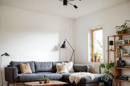photo from pinterest of airbnb-style interior designed (living room interior) with coffee tables and furniture and sofa and chairs and plant and rug and bookshelves and electric lamps. . with neutral walls and textures and practicality and functionality and open and natural lighting and natural materials and elements and scandinavian style and simple color palette and simple, clean lines and simplistic furniture and neutral walls and textures. . cinematic photo, highly detailed, cinematic lighting, ultra-detailed, ultrarealistic, photorealism, 8k. trending on pinterest. airbnb interior design style. masterpiece, cinematic light, ultrarealistic+, photorealistic+, 8k, raw photo, realistic, sharp focus on eyes, (symmetrical eyes), (intact eyes), hyperrealistic, highest quality, best quality, , highly detailed, masterpiece, best quality, extremely detailed 8k wallpaper, masterpiece, best quality, ultra-detailed, best shadow, detailed background, detailed face, detailed eyes, high contrast, best illumination, detailed face, dulux, caustic, dynamic angle, detailed glow. dramatic lighting. highly detailed, insanely detailed hair, symmetrical, intricate details, professionally retouched, 8k high definition. strong bokeh. award winning photo.