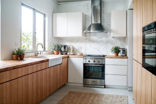 photo from pinterest of airbnb-style interior designed (kitchen interior) with refrigerator and kitchen cabinets and stove and plant and sink and worktops and refrigerator. . with neutral walls and textures and open and natural lighting and natural materials and elements and simple, clean lines and simplistic furniture and scandinavian style and simple color palette and practicality and functionality and neutral walls and textures. . cinematic photo, highly detailed, cinematic lighting, ultra-detailed, ultrarealistic, photorealism, 8k. trending on pinterest. airbnb interior design style. masterpiece, cinematic light, ultrarealistic+, photorealistic+, 8k, raw photo, realistic, sharp focus on eyes, (symmetrical eyes), (intact eyes), hyperrealistic, highest quality, best quality, , highly detailed, masterpiece, best quality, extremely detailed 8k wallpaper, masterpiece, best quality, ultra-detailed, best shadow, detailed background, detailed face, detailed eyes, high contrast, best illumination, detailed face, dulux, caustic, dynamic angle, detailed glow. dramatic lighting. highly detailed, insanely detailed hair, symmetrical, intricate details, professionally retouched, 8k high definition. strong bokeh. award winning photo.