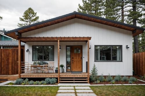 photo from pinterest of airbnb-style exterior designed (house exterior exterior) . with open and natural lighting and scandinavian style and practicality and functionality and simple color palette and natural materials and elements and neutral walls and textures and simple, clean lines and simplistic furniture and open and natural lighting. . cinematic photo, highly detailed, cinematic lighting, ultra-detailed, ultrarealistic, photorealism, 8k. trending on pinterest. airbnb exterior design style. masterpiece, cinematic light, ultrarealistic+, photorealistic+, 8k, raw photo, realistic, sharp focus on eyes, (symmetrical eyes), (intact eyes), hyperrealistic, highest quality, best quality, , highly detailed, masterpiece, best quality, extremely detailed 8k wallpaper, masterpiece, best quality, ultra-detailed, best shadow, detailed background, detailed face, detailed eyes, high contrast, best illumination, detailed face, dulux, caustic, dynamic angle, detailed glow. dramatic lighting. highly detailed, insanely detailed hair, symmetrical, intricate details, professionally retouched, 8k high definition. strong bokeh. award winning photo.
