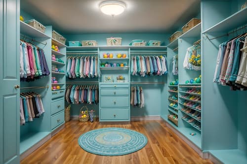 photo from pinterest of easter-style interior designed (walk in closet interior) . with light blue colors and easter decorations and colorful easter eggs and spring decorations and flowers on table and light blue colors. . cinematic photo, highly detailed, cinematic lighting, ultra-detailed, ultrarealistic, photorealism, 8k. trending on pinterest. easter interior design style. masterpiece, cinematic light, ultrarealistic+, photorealistic+, 8k, raw photo, realistic, sharp focus on eyes, (symmetrical eyes), (intact eyes), hyperrealistic, highest quality, best quality, , highly detailed, masterpiece, best quality, extremely detailed 8k wallpaper, masterpiece, best quality, ultra-detailed, best shadow, detailed background, detailed face, detailed eyes, high contrast, best illumination, detailed face, dulux, caustic, dynamic angle, detailed glow. dramatic lighting. highly detailed, insanely detailed hair, symmetrical, intricate details, professionally retouched, 8k high definition. strong bokeh. award winning photo.