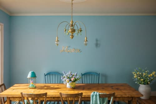 photo from pinterest of easter-style interior designed (attic interior) . with easter decorations and light blue colors and colorful easter eggs and spring decorations and flowers on table and easter decorations. . cinematic photo, highly detailed, cinematic lighting, ultra-detailed, ultrarealistic, photorealism, 8k. trending on pinterest. easter interior design style. masterpiece, cinematic light, ultrarealistic+, photorealistic+, 8k, raw photo, realistic, sharp focus on eyes, (symmetrical eyes), (intact eyes), hyperrealistic, highest quality, best quality, , highly detailed, masterpiece, best quality, extremely detailed 8k wallpaper, masterpiece, best quality, ultra-detailed, best shadow, detailed background, detailed face, detailed eyes, high contrast, best illumination, detailed face, dulux, caustic, dynamic angle, detailed glow. dramatic lighting. highly detailed, insanely detailed hair, symmetrical, intricate details, professionally retouched, 8k high definition. strong bokeh. award winning photo.