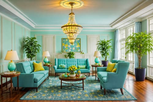 photo from pinterest of easter-style interior designed (hotel lobby interior) with lounge chairs and coffee tables and check in desk and rug and sofas and hanging lamps and furniture and plant. . with light blue colors and spring decorations and flowers on table and colorful easter eggs and easter decorations and light blue colors. . cinematic photo, highly detailed, cinematic lighting, ultra-detailed, ultrarealistic, photorealism, 8k. trending on pinterest. easter interior design style. masterpiece, cinematic light, ultrarealistic+, photorealistic+, 8k, raw photo, realistic, sharp focus on eyes, (symmetrical eyes), (intact eyes), hyperrealistic, highest quality, best quality, , highly detailed, masterpiece, best quality, extremely detailed 8k wallpaper, masterpiece, best quality, ultra-detailed, best shadow, detailed background, detailed face, detailed eyes, high contrast, best illumination, detailed face, dulux, caustic, dynamic angle, detailed glow. dramatic lighting. highly detailed, insanely detailed hair, symmetrical, intricate details, professionally retouched, 8k high definition. strong bokeh. award winning photo.
