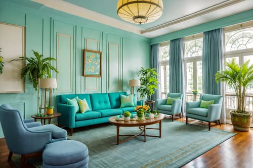 photo from pinterest of easter-style interior designed (hotel lobby interior) with lounge chairs and coffee tables and check in desk and rug and sofas and hanging lamps and furniture and plant. . with light blue colors and spring decorations and flowers on table and colorful easter eggs and easter decorations and light blue colors. . cinematic photo, highly detailed, cinematic lighting, ultra-detailed, ultrarealistic, photorealism, 8k. trending on pinterest. easter interior design style. masterpiece, cinematic light, ultrarealistic+, photorealistic+, 8k, raw photo, realistic, sharp focus on eyes, (symmetrical eyes), (intact eyes), hyperrealistic, highest quality, best quality, , highly detailed, masterpiece, best quality, extremely detailed 8k wallpaper, masterpiece, best quality, ultra-detailed, best shadow, detailed background, detailed face, detailed eyes, high contrast, best illumination, detailed face, dulux, caustic, dynamic angle, detailed glow. dramatic lighting. highly detailed, insanely detailed hair, symmetrical, intricate details, professionally retouched, 8k high definition. strong bokeh. award winning photo.
