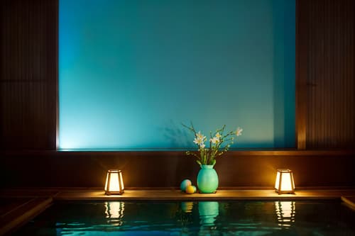 photo from pinterest of easter-style interior designed (onsen interior) . with spring decorations and light blue colors and colorful easter eggs and flowers on table and easter decorations and spring decorations. . cinematic photo, highly detailed, cinematic lighting, ultra-detailed, ultrarealistic, photorealism, 8k. trending on pinterest. easter interior design style. masterpiece, cinematic light, ultrarealistic+, photorealistic+, 8k, raw photo, realistic, sharp focus on eyes, (symmetrical eyes), (intact eyes), hyperrealistic, highest quality, best quality, , highly detailed, masterpiece, best quality, extremely detailed 8k wallpaper, masterpiece, best quality, ultra-detailed, best shadow, detailed background, detailed face, detailed eyes, high contrast, best illumination, detailed face, dulux, caustic, dynamic angle, detailed glow. dramatic lighting. highly detailed, insanely detailed hair, symmetrical, intricate details, professionally retouched, 8k high definition. strong bokeh. award winning photo.