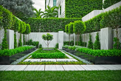 photo from pinterest of futuristic-style designed (outdoor garden ) with garden tree and grass and garden plants and garden tree. . with strong geometric walls and smooth marble and smooth polished marble and neutral background and bright accents and steel finishing and floating surfaces and light colors and monochromatic palette. . cinematic photo, highly detailed, cinematic lighting, ultra-detailed, ultrarealistic, photorealism, 8k. trending on pinterest. futuristic design style. masterpiece, cinematic light, ultrarealistic+, photorealistic+, 8k, raw photo, realistic, sharp focus on eyes, (symmetrical eyes), (intact eyes), hyperrealistic, highest quality, best quality, , highly detailed, masterpiece, best quality, extremely detailed 8k wallpaper, masterpiece, best quality, ultra-detailed, best shadow, detailed background, detailed face, detailed eyes, high contrast, best illumination, detailed face, dulux, caustic, dynamic angle, detailed glow. dramatic lighting. highly detailed, insanely detailed hair, symmetrical, intricate details, professionally retouched, 8k high definition. strong bokeh. award winning photo.