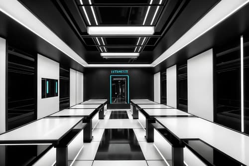 photo from pinterest of futuristic-style interior designed (clothing store interior) . with glass panes and monochromatic palette and neutral background and bright accents and futurism minimalist interior and futuristic interior and steel finishing and strong geometric walls and futurism. . cinematic photo, highly detailed, cinematic lighting, ultra-detailed, ultrarealistic, photorealism, 8k. trending on pinterest. futuristic interior design style. masterpiece, cinematic light, ultrarealistic+, photorealistic+, 8k, raw photo, realistic, sharp focus on eyes, (symmetrical eyes), (intact eyes), hyperrealistic, highest quality, best quality, , highly detailed, masterpiece, best quality, extremely detailed 8k wallpaper, masterpiece, best quality, ultra-detailed, best shadow, detailed background, detailed face, detailed eyes, high contrast, best illumination, detailed face, dulux, caustic, dynamic angle, detailed glow. dramatic lighting. highly detailed, insanely detailed hair, symmetrical, intricate details, professionally retouched, 8k high definition. strong bokeh. award winning photo.