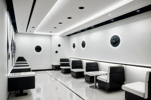 photo from pinterest of futuristic-style interior designed (coffee shop interior) . with minimalist clean lines and futurism minimalist interior and futuristic interior and futurism and strong geometric walls and neutral background and bright accents and smooth polished marble and steel finishing. . cinematic photo, highly detailed, cinematic lighting, ultra-detailed, ultrarealistic, photorealism, 8k. trending on pinterest. futuristic interior design style. masterpiece, cinematic light, ultrarealistic+, photorealistic+, 8k, raw photo, realistic, sharp focus on eyes, (symmetrical eyes), (intact eyes), hyperrealistic, highest quality, best quality, , highly detailed, masterpiece, best quality, extremely detailed 8k wallpaper, masterpiece, best quality, ultra-detailed, best shadow, detailed background, detailed face, detailed eyes, high contrast, best illumination, detailed face, dulux, caustic, dynamic angle, detailed glow. dramatic lighting. highly detailed, insanely detailed hair, symmetrical, intricate details, professionally retouched, 8k high definition. strong bokeh. award winning photo.