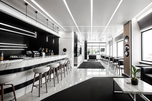 photo from pinterest of futuristic-style interior designed (coffee shop interior) . with minimalist clean lines and futurism minimalist interior and futuristic interior and futurism and strong geometric walls and neutral background and bright accents and smooth polished marble and steel finishing. . cinematic photo, highly detailed, cinematic lighting, ultra-detailed, ultrarealistic, photorealism, 8k. trending on pinterest. futuristic interior design style. masterpiece, cinematic light, ultrarealistic+, photorealistic+, 8k, raw photo, realistic, sharp focus on eyes, (symmetrical eyes), (intact eyes), hyperrealistic, highest quality, best quality, , highly detailed, masterpiece, best quality, extremely detailed 8k wallpaper, masterpiece, best quality, ultra-detailed, best shadow, detailed background, detailed face, detailed eyes, high contrast, best illumination, detailed face, dulux, caustic, dynamic angle, detailed glow. dramatic lighting. highly detailed, insanely detailed hair, symmetrical, intricate details, professionally retouched, 8k high definition. strong bokeh. award winning photo.