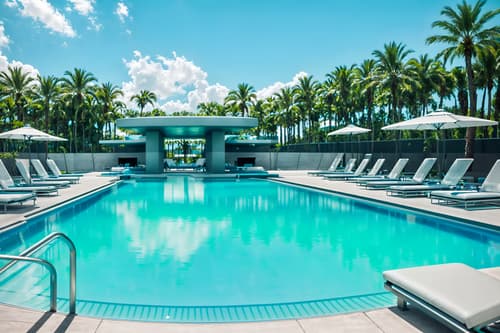 photo from pinterest of futuristic-style designed (outdoor pool area ) with pool lounge chairs and pool and pool lights and pool lounge chairs. . with neutral background and bright accents and steel finishing and floating surfaces and futurism minimalist and minimalist clean lines and light colors and futurism and futuristic . . cinematic photo, highly detailed, cinematic lighting, ultra-detailed, ultrarealistic, photorealism, 8k. trending on pinterest. futuristic design style. masterpiece, cinematic light, ultrarealistic+, photorealistic+, 8k, raw photo, realistic, sharp focus on eyes, (symmetrical eyes), (intact eyes), hyperrealistic, highest quality, best quality, , highly detailed, masterpiece, best quality, extremely detailed 8k wallpaper, masterpiece, best quality, ultra-detailed, best shadow, detailed background, detailed face, detailed eyes, high contrast, best illumination, detailed face, dulux, caustic, dynamic angle, detailed glow. dramatic lighting. highly detailed, insanely detailed hair, symmetrical, intricate details, professionally retouched, 8k high definition. strong bokeh. award winning photo.