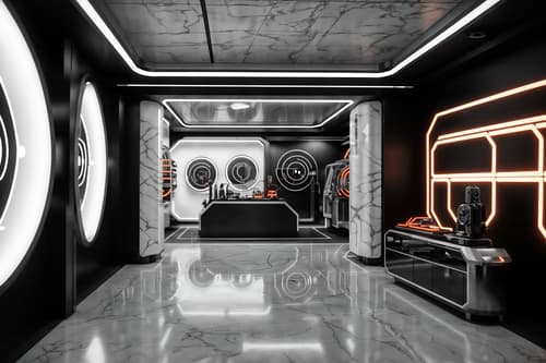 photo from pinterest of retro futuristic-style interior designed (clothing store interior) . with smooth marble and monochromatic palette and floating surfaces and circular shapes and steel finishing and minimalist clean lines and futuristic interior and light colors. . cinematic photo, highly detailed, cinematic lighting, ultra-detailed, ultrarealistic, photorealism, 8k. trending on pinterest. retro futuristic interior design style. masterpiece, cinematic light, ultrarealistic+, photorealistic+, 8k, raw photo, realistic, sharp focus on eyes, (symmetrical eyes), (intact eyes), hyperrealistic, highest quality, best quality, , highly detailed, masterpiece, best quality, extremely detailed 8k wallpaper, masterpiece, best quality, ultra-detailed, best shadow, detailed background, detailed face, detailed eyes, high contrast, best illumination, detailed face, dulux, caustic, dynamic angle, detailed glow. dramatic lighting. highly detailed, insanely detailed hair, symmetrical, intricate details, professionally retouched, 8k high definition. strong bokeh. award winning photo.