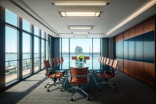photo from pinterest of nautical-style interior designed (meeting room interior) with office chairs and plant and cabinets and vase and boardroom table and glass walls and glass doors and painting or photo on wall. . . cinematic photo, highly detailed, cinematic lighting, ultra-detailed, ultrarealistic, photorealism, 8k. trending on pinterest. nautical interior design style. masterpiece, cinematic light, ultrarealistic+, photorealistic+, 8k, raw photo, realistic, sharp focus on eyes, (symmetrical eyes), (intact eyes), hyperrealistic, highest quality, best quality, , highly detailed, masterpiece, best quality, extremely detailed 8k wallpaper, masterpiece, best quality, ultra-detailed, best shadow, detailed background, detailed face, detailed eyes, high contrast, best illumination, detailed face, dulux, caustic, dynamic angle, detailed glow. dramatic lighting. highly detailed, insanely detailed hair, symmetrical, intricate details, professionally retouched, 8k high definition. strong bokeh. award winning photo.