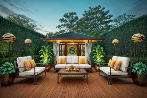 photo from pinterest of art deco-style designed (outdoor patio ) with deck with deck chairs and barbeque or grill and grass and plant and patio couch with pillows and deck with deck chairs. . with decadent detail and bright and cheerful colors and luxury and exuberant shapes and symmetrical designs and bold geometry and geometric lines and angular shapes. . cinematic photo, highly detailed, cinematic lighting, ultra-detailed, ultrarealistic, photorealism, 8k. trending on pinterest. art deco design style. masterpiece, cinematic light, ultrarealistic+, photorealistic+, 8k, raw photo, realistic, sharp focus on eyes, (symmetrical eyes), (intact eyes), hyperrealistic, highest quality, best quality, , highly detailed, masterpiece, best quality, extremely detailed 8k wallpaper, masterpiece, best quality, ultra-detailed, best shadow, detailed background, detailed face, detailed eyes, high contrast, best illumination, detailed face, dulux, caustic, dynamic angle, detailed glow. dramatic lighting. highly detailed, insanely detailed hair, symmetrical, intricate details, professionally retouched, 8k high definition. strong bokeh. award winning photo.
