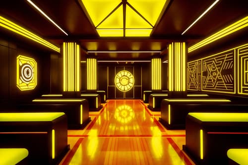 photo from pinterest of art deco-style interior designed (exhibition space interior) . with geometric shapes and bold geometry and smooth lines and bright and cheerful colors and rich colors and symmetrical designs and glamour and decadent detail. . cinematic photo, highly detailed, cinematic lighting, ultra-detailed, ultrarealistic, photorealism, 8k. trending on pinterest. art deco interior design style. masterpiece, cinematic light, ultrarealistic+, photorealistic+, 8k, raw photo, realistic, sharp focus on eyes, (symmetrical eyes), (intact eyes), hyperrealistic, highest quality, best quality, , highly detailed, masterpiece, best quality, extremely detailed 8k wallpaper, masterpiece, best quality, ultra-detailed, best shadow, detailed background, detailed face, detailed eyes, high contrast, best illumination, detailed face, dulux, caustic, dynamic angle, detailed glow. dramatic lighting. highly detailed, insanely detailed hair, symmetrical, intricate details, professionally retouched, 8k high definition. strong bokeh. award winning photo.