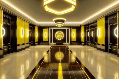 photo from pinterest of art deco-style interior designed (exhibition space interior) . with geometric shapes and bold geometry and smooth lines and bright and cheerful colors and rich colors and symmetrical designs and glamour and decadent detail. . cinematic photo, highly detailed, cinematic lighting, ultra-detailed, ultrarealistic, photorealism, 8k. trending on pinterest. art deco interior design style. masterpiece, cinematic light, ultrarealistic+, photorealistic+, 8k, raw photo, realistic, sharp focus on eyes, (symmetrical eyes), (intact eyes), hyperrealistic, highest quality, best quality, , highly detailed, masterpiece, best quality, extremely detailed 8k wallpaper, masterpiece, best quality, ultra-detailed, best shadow, detailed background, detailed face, detailed eyes, high contrast, best illumination, detailed face, dulux, caustic, dynamic angle, detailed glow. dramatic lighting. highly detailed, insanely detailed hair, symmetrical, intricate details, professionally retouched, 8k high definition. strong bokeh. award winning photo.