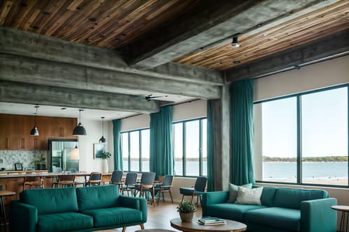 photo from pinterest of coastal-style interior designed (coworking space interior) with seating area with sofa and office chairs and lounge chairs and office desks and seating area with sofa. . with . . cinematic photo, highly detailed, cinematic lighting, ultra-detailed, ultrarealistic, photorealism, 8k. trending on pinterest. coastal interior design style. masterpiece, cinematic light, ultrarealistic+, photorealistic+, 8k, raw photo, realistic, sharp focus on eyes, (symmetrical eyes), (intact eyes), hyperrealistic, highest quality, best quality, , highly detailed, masterpiece, best quality, extremely detailed 8k wallpaper, masterpiece, best quality, ultra-detailed, best shadow, detailed background, detailed face, detailed eyes, high contrast, best illumination, detailed face, dulux, caustic, dynamic angle, detailed glow. dramatic lighting. highly detailed, insanely detailed hair, symmetrical, intricate details, professionally retouched, 8k high definition. strong bokeh. award winning photo.