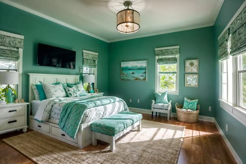 photo from pinterest of coastal-style interior designed (kids room interior) with storage bench or ottoman and bedside table or night stand and accent chair and plant and dresser closet and night light and mirror and kids desk. . with . . cinematic photo, highly detailed, cinematic lighting, ultra-detailed, ultrarealistic, photorealism, 8k. trending on pinterest. coastal interior design style. masterpiece, cinematic light, ultrarealistic+, photorealistic+, 8k, raw photo, realistic, sharp focus on eyes, (symmetrical eyes), (intact eyes), hyperrealistic, highest quality, best quality, , highly detailed, masterpiece, best quality, extremely detailed 8k wallpaper, masterpiece, best quality, ultra-detailed, best shadow, detailed background, detailed face, detailed eyes, high contrast, best illumination, detailed face, dulux, caustic, dynamic angle, detailed glow. dramatic lighting. highly detailed, insanely detailed hair, symmetrical, intricate details, professionally retouched, 8k high definition. strong bokeh. award winning photo.