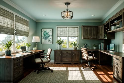 photo from pinterest of coastal-style interior designed (home office interior) with cabinets and desk lamp and plant and office chair and computer desk and cabinets. . with . . cinematic photo, highly detailed, cinematic lighting, ultra-detailed, ultrarealistic, photorealism, 8k. trending on pinterest. coastal interior design style. masterpiece, cinematic light, ultrarealistic+, photorealistic+, 8k, raw photo, realistic, sharp focus on eyes, (symmetrical eyes), (intact eyes), hyperrealistic, highest quality, best quality, , highly detailed, masterpiece, best quality, extremely detailed 8k wallpaper, masterpiece, best quality, ultra-detailed, best shadow, detailed background, detailed face, detailed eyes, high contrast, best illumination, detailed face, dulux, caustic, dynamic angle, detailed glow. dramatic lighting. highly detailed, insanely detailed hair, symmetrical, intricate details, professionally retouched, 8k high definition. strong bokeh. award winning photo.