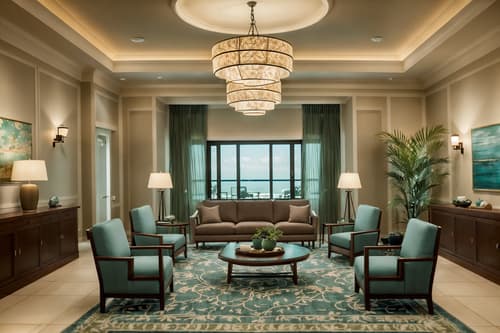 photo from pinterest of coastal-style interior designed (hotel lobby interior) with hanging lamps and coffee tables and sofas and check in desk and furniture and lounge chairs and plant and rug. . with . . cinematic photo, highly detailed, cinematic lighting, ultra-detailed, ultrarealistic, photorealism, 8k. trending on pinterest. coastal interior design style. masterpiece, cinematic light, ultrarealistic+, photorealistic+, 8k, raw photo, realistic, sharp focus on eyes, (symmetrical eyes), (intact eyes), hyperrealistic, highest quality, best quality, , highly detailed, masterpiece, best quality, extremely detailed 8k wallpaper, masterpiece, best quality, ultra-detailed, best shadow, detailed background, detailed face, detailed eyes, high contrast, best illumination, detailed face, dulux, caustic, dynamic angle, detailed glow. dramatic lighting. highly detailed, insanely detailed hair, symmetrical, intricate details, professionally retouched, 8k high definition. strong bokeh. award winning photo.