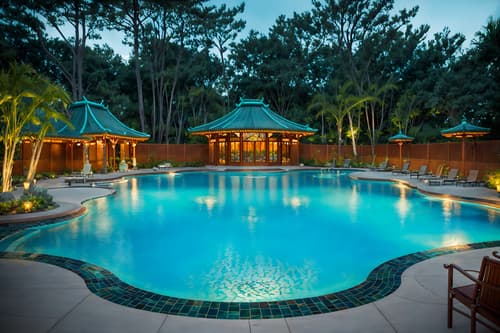 photo from pinterest of art nouveau-style designed (outdoor pool area ) with pool lounge chairs and pool lights and pool and pool lounge chairs. . with curved glass and mosaics and ashy colors and asymmetrical shapes and stained glass and japanese motifs and stained glass and curving, plant-like embellishments. . cinematic photo, highly detailed, cinematic lighting, ultra-detailed, ultrarealistic, photorealism, 8k. trending on pinterest. art nouveau design style. masterpiece, cinematic light, ultrarealistic+, photorealistic+, 8k, raw photo, realistic, sharp focus on eyes, (symmetrical eyes), (intact eyes), hyperrealistic, highest quality, best quality, , highly detailed, masterpiece, best quality, extremely detailed 8k wallpaper, masterpiece, best quality, ultra-detailed, best shadow, detailed background, detailed face, detailed eyes, high contrast, best illumination, detailed face, dulux, caustic, dynamic angle, detailed glow. dramatic lighting. highly detailed, insanely detailed hair, symmetrical, intricate details, professionally retouched, 8k high definition. strong bokeh. award winning photo.