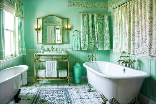 photo from pinterest of boho-chic-style interior designed (hotel bathroom interior) with toilet seat and bath towel and waste basket and bath rail and shower and bathroom sink with faucet and bathtub and bathroom cabinet. . . cinematic photo, highly detailed, cinematic lighting, ultra-detailed, ultrarealistic, photorealism, 8k. trending on pinterest. boho-chic interior design style. masterpiece, cinematic light, ultrarealistic+, photorealistic+, 8k, raw photo, realistic, sharp focus on eyes, (symmetrical eyes), (intact eyes), hyperrealistic, highest quality, best quality, , highly detailed, masterpiece, best quality, extremely detailed 8k wallpaper, masterpiece, best quality, ultra-detailed, best shadow, detailed background, detailed face, detailed eyes, high contrast, best illumination, detailed face, dulux, caustic, dynamic angle, detailed glow. dramatic lighting. highly detailed, insanely detailed hair, symmetrical, intricate details, professionally retouched, 8k high definition. strong bokeh. award winning photo.