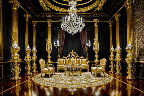photo from pinterest of baroque-style interior designed (exhibition space interior) . with crystal and glass accents and pedestal feet and intricate carvings and ornaments and emotional exuberance and twisted columns and grandeur and heavy moldings and opulent and colossal furniture. . cinematic photo, highly detailed, cinematic lighting, ultra-detailed, ultrarealistic, photorealism, 8k. trending on pinterest. baroque interior design style. masterpiece, cinematic light, ultrarealistic+, photorealistic+, 8k, raw photo, realistic, sharp focus on eyes, (symmetrical eyes), (intact eyes), hyperrealistic, highest quality, best quality, , highly detailed, masterpiece, best quality, extremely detailed 8k wallpaper, masterpiece, best quality, ultra-detailed, best shadow, detailed background, detailed face, detailed eyes, high contrast, best illumination, detailed face, dulux, caustic, dynamic angle, detailed glow. dramatic lighting. highly detailed, insanely detailed hair, symmetrical, intricate details, professionally retouched, 8k high definition. strong bokeh. award winning photo.
