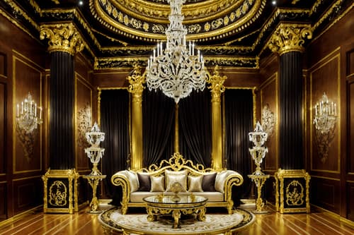 photo from pinterest of baroque-style interior designed (exhibition space interior) . with crystal and glass accents and pedestal feet and intricate carvings and ornaments and emotional exuberance and twisted columns and grandeur and heavy moldings and opulent and colossal furniture. . cinematic photo, highly detailed, cinematic lighting, ultra-detailed, ultrarealistic, photorealism, 8k. trending on pinterest. baroque interior design style. masterpiece, cinematic light, ultrarealistic+, photorealistic+, 8k, raw photo, realistic, sharp focus on eyes, (symmetrical eyes), (intact eyes), hyperrealistic, highest quality, best quality, , highly detailed, masterpiece, best quality, extremely detailed 8k wallpaper, masterpiece, best quality, ultra-detailed, best shadow, detailed background, detailed face, detailed eyes, high contrast, best illumination, detailed face, dulux, caustic, dynamic angle, detailed glow. dramatic lighting. highly detailed, insanely detailed hair, symmetrical, intricate details, professionally retouched, 8k high definition. strong bokeh. award winning photo.