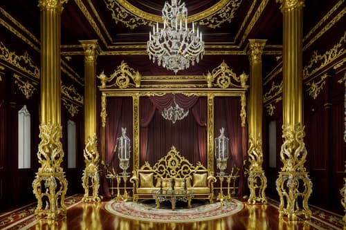photo from pinterest of baroque-style interior designed (exhibition space interior) . with crystal and glass accents and pedestal feet and intricate carvings and ornaments and emotional exuberance and twisted columns and grandeur and heavy moldings and opulent and colossal furniture. . cinematic photo, highly detailed, cinematic lighting, ultra-detailed, ultrarealistic, photorealism, 8k. trending on pinterest. baroque interior design style. masterpiece, cinematic light, ultrarealistic+, photorealistic+, 8k, raw photo, realistic, sharp focus on eyes, (symmetrical eyes), (intact eyes), hyperrealistic, highest quality, best quality, , highly detailed, masterpiece, best quality, extremely detailed 8k wallpaper, masterpiece, best quality, ultra-detailed, best shadow, detailed background, detailed face, detailed eyes, high contrast, best illumination, detailed face, dulux, caustic, dynamic angle, detailed glow. dramatic lighting. highly detailed, insanely detailed hair, symmetrical, intricate details, professionally retouched, 8k high definition. strong bokeh. award winning photo.