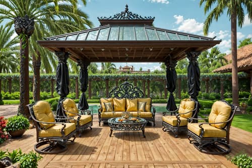 photo from pinterest of baroque-style designed (outdoor patio ) with deck with deck chairs and barbeque or grill and plant and grass and patio couch with pillows and deck with deck chairs. . with grandeur and expensive and plush flooring and intricate carvings and ornaments and opulent and colossal furniture and crystal and glass accents and tension and twisted columns and movement. . cinematic photo, highly detailed, cinematic lighting, ultra-detailed, ultrarealistic, photorealism, 8k. trending on pinterest. baroque design style. masterpiece, cinematic light, ultrarealistic+, photorealistic+, 8k, raw photo, realistic, sharp focus on eyes, (symmetrical eyes), (intact eyes), hyperrealistic, highest quality, best quality, , highly detailed, masterpiece, best quality, extremely detailed 8k wallpaper, masterpiece, best quality, ultra-detailed, best shadow, detailed background, detailed face, detailed eyes, high contrast, best illumination, detailed face, dulux, caustic, dynamic angle, detailed glow. dramatic lighting. highly detailed, insanely detailed hair, symmetrical, intricate details, professionally retouched, 8k high definition. strong bokeh. award winning photo.