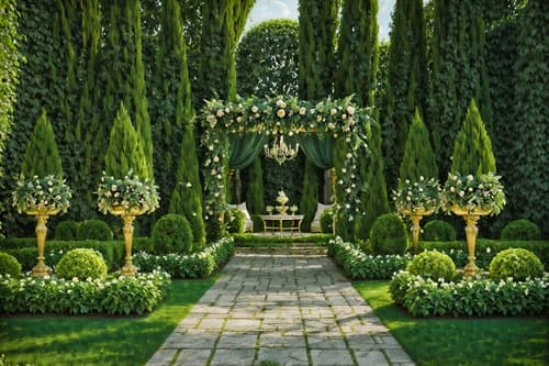 photo from pinterest of baroque-style designed (outdoor garden ) with garden plants and grass and garden tree and garden plants. . with sensuous richness and tension and drama and heavy moldings and opulent and colossal furniture and crystal and glass accents and pedestal feet and luxurious floral and damask fabrics. . cinematic photo, highly detailed, cinematic lighting, ultra-detailed, ultrarealistic, photorealism, 8k. trending on pinterest. baroque design style. masterpiece, cinematic light, ultrarealistic+, photorealistic+, 8k, raw photo, realistic, sharp focus on eyes, (symmetrical eyes), (intact eyes), hyperrealistic, highest quality, best quality, , highly detailed, masterpiece, best quality, extremely detailed 8k wallpaper, masterpiece, best quality, ultra-detailed, best shadow, detailed background, detailed face, detailed eyes, high contrast, best illumination, detailed face, dulux, caustic, dynamic angle, detailed glow. dramatic lighting. highly detailed, insanely detailed hair, symmetrical, intricate details, professionally retouched, 8k high definition. strong bokeh. award winning photo.